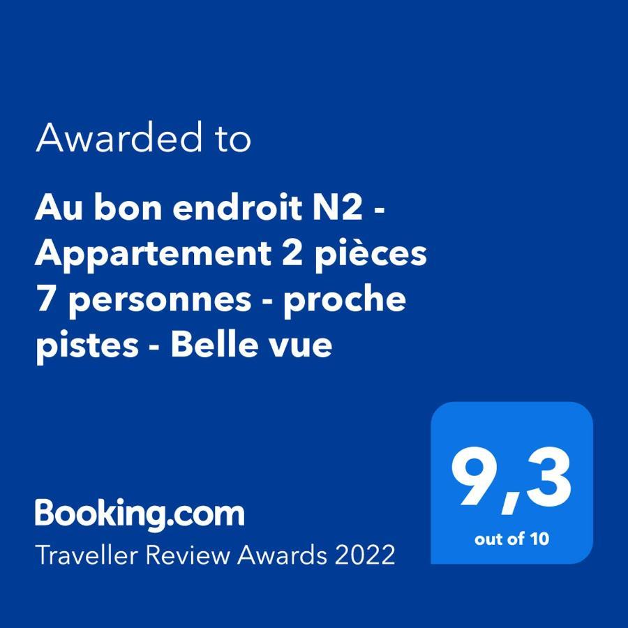 Au Bon Endroit N2 - Appartement 2 Pieces 7 Personnes - Proche Pistes - Belle Vue Орсьєр Екстер'єр фото